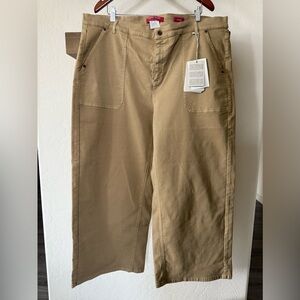 Marina Sport|Women’s plus size wide leg tan khaki jeans in size 24•••NWT,Boho